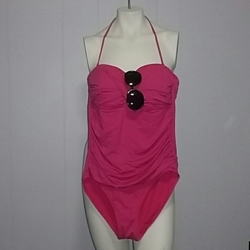 Pink Liz Claiborne ladies size 14 swimsuit